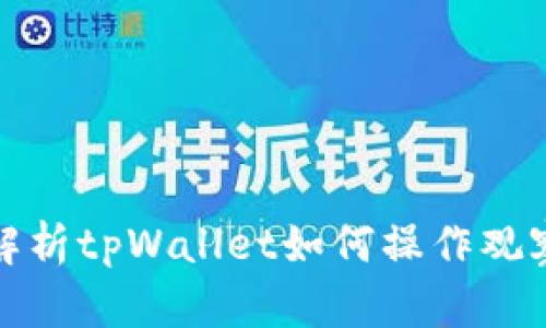 全面解析tpWallet如何操作观察钱包