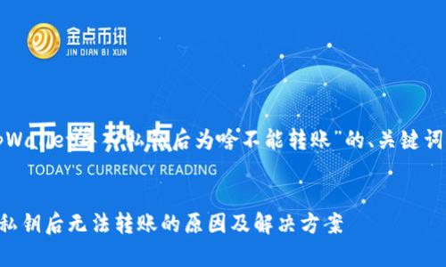 以下是针对“tpWallet导入私钥后为啥不能转账”的、关键词以及内容大纲。


tpWallet导入私钥后无法转账的原因及解决方案