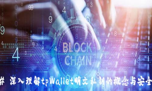  
## 深入理解tpWallet明文私钥的概念与安全性