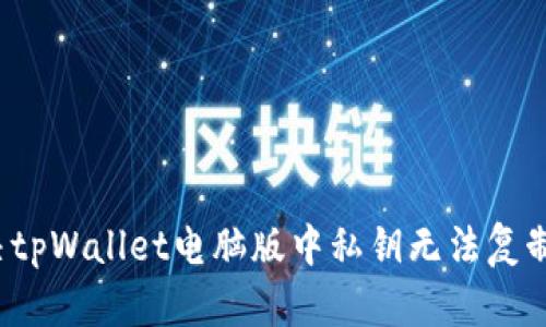 如何解决tpWallet电脑版中私钥无法复制的问题？
