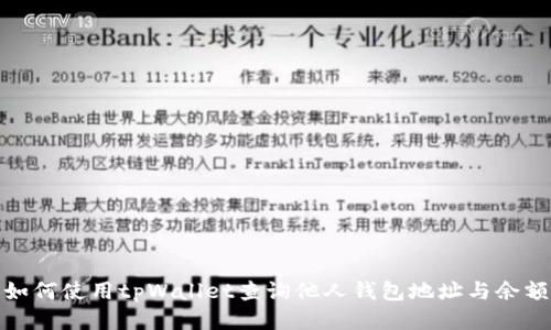 如何使用tpWallet查询他人钱包地址与余额