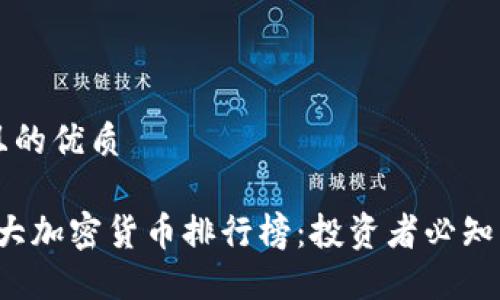 思考一个且的优质

2023年十大加密货币排行榜：投资者必知的数字货币