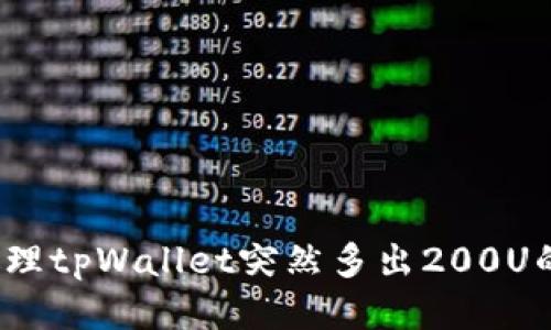如何处理tpWallet突然多出200U的问题？