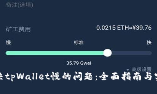 如何解决tpWallet慢的问题：全面指南与实用技巧