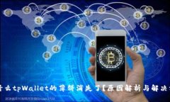 为什么tpWallet的薄饼消失了
